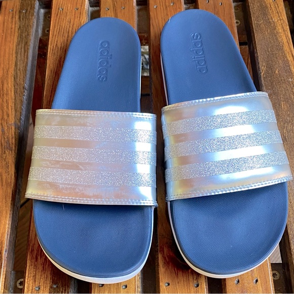 adidas adilette glitter
